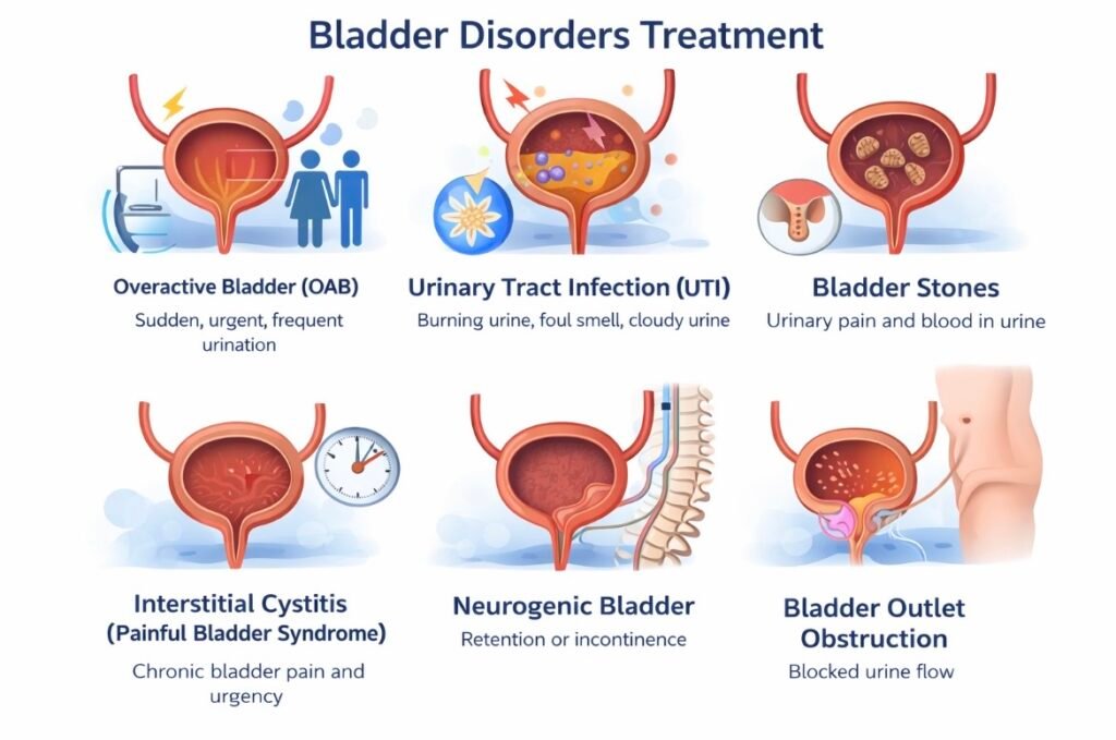 Bladder disorders treatment